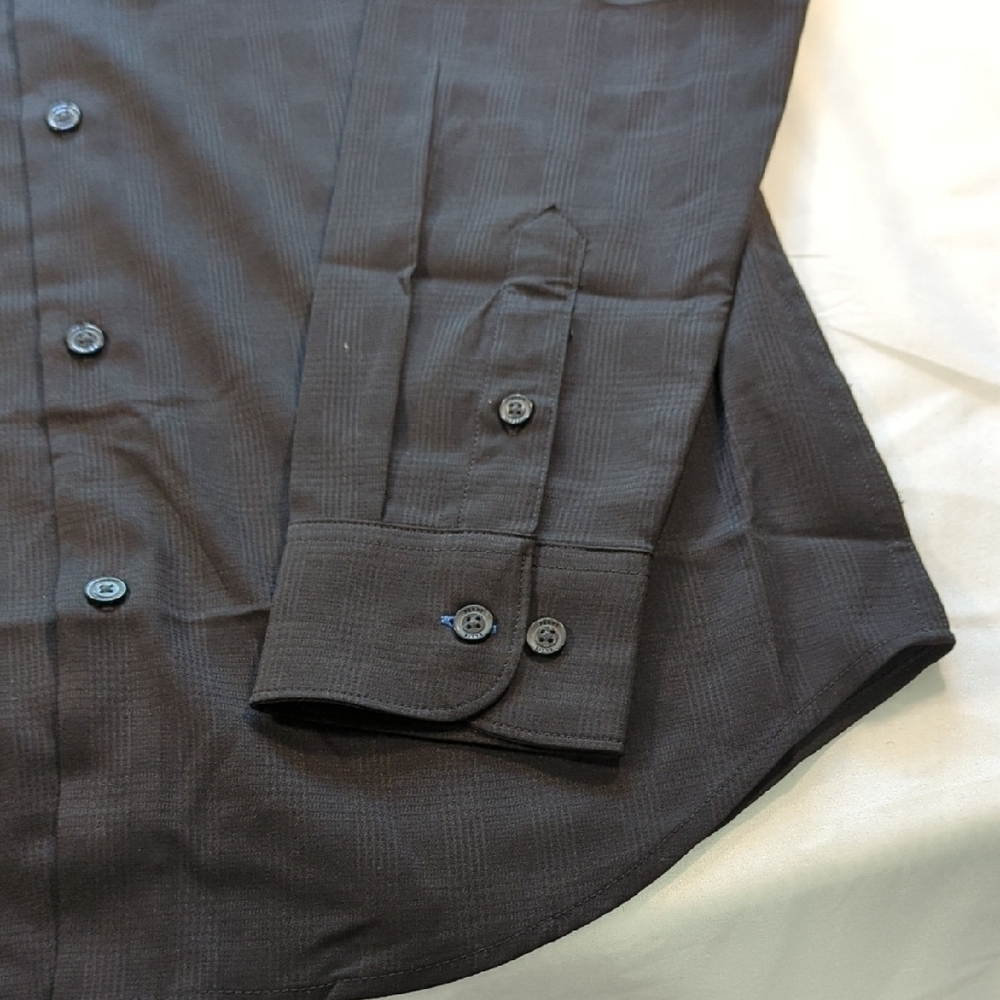 Perry Ellis Charcoal Dress Shirt - Picture 4 of 12
